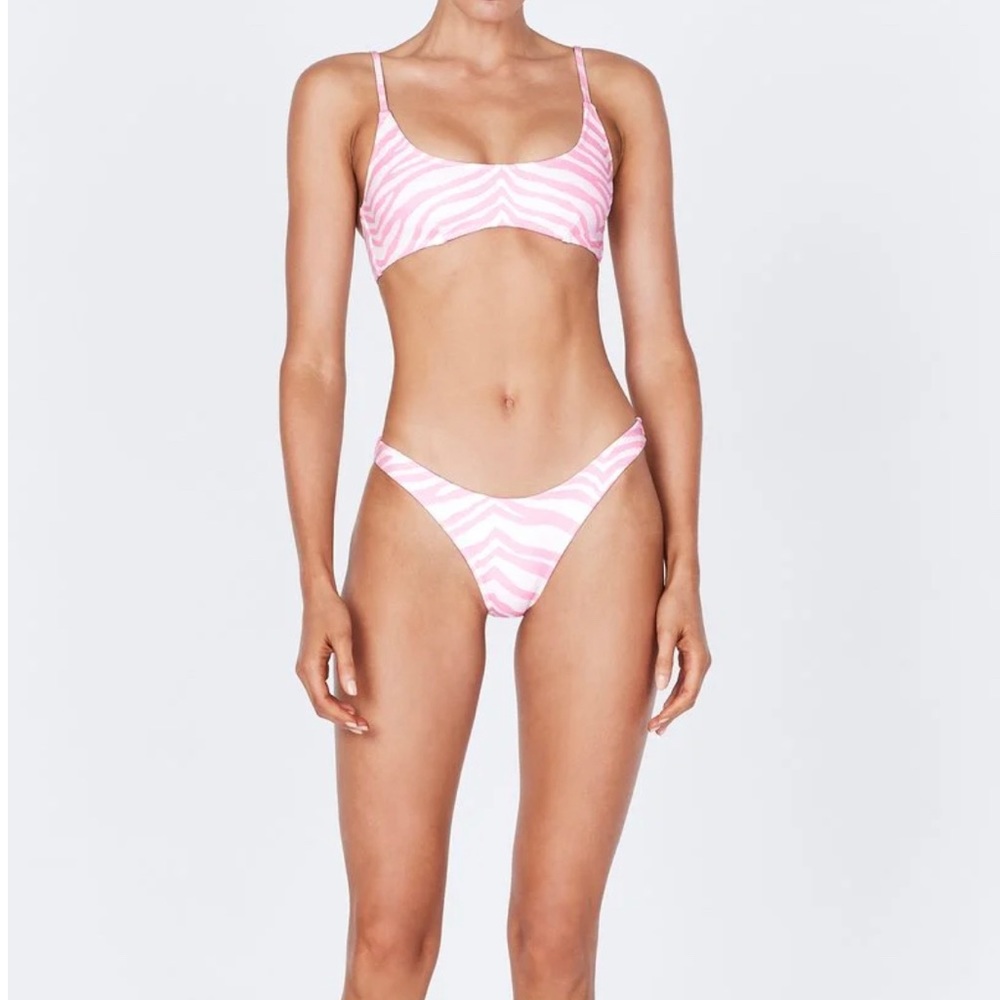 TRIANGL Maci Bikini Top Zebra Punch Size Small